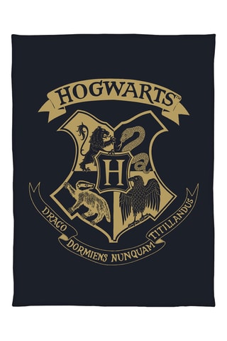 $Plaid Harry Potter - Noir - 150 x 200 cm
