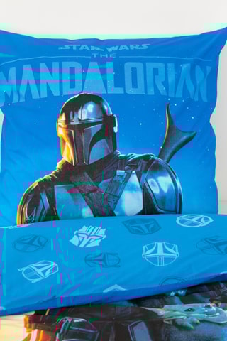 $Parure de lit réversible The Mandalorian Star Wars - Bleu