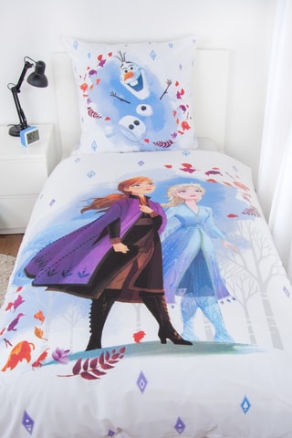 $Parure de lit réversible La Reine des Neiges Disney - Blanc