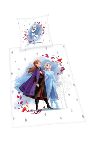 $Parure de lit réversible La Reine des Neiges Disney - Blanc