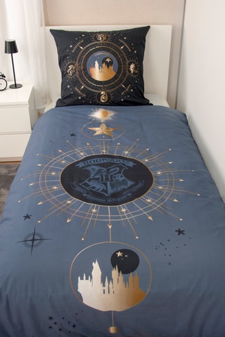 $Parure de lit réversible Harry Potter - Bleu