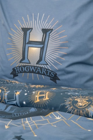 $Parure de lit réversible Harry Potter - Bleu