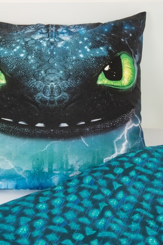 $Parure de lit réversible Dragons - Vert