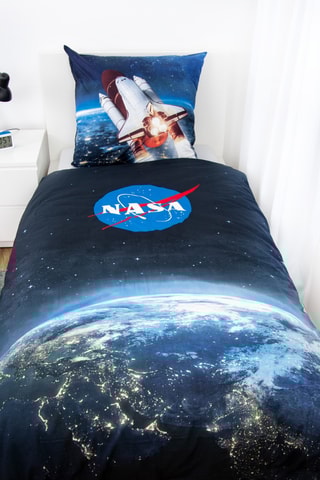 $Parure de lit réversible NASA - Bleu