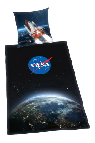 $Parure de lit réversible NASA - Bleu