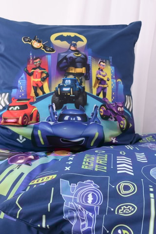 $Parure de lit réversible Batwheels - Bleu