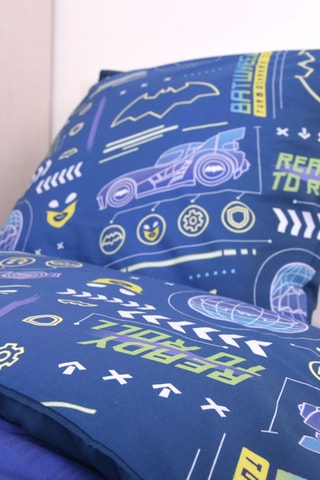 $Parure de lit réversible Batwheels - Bleu