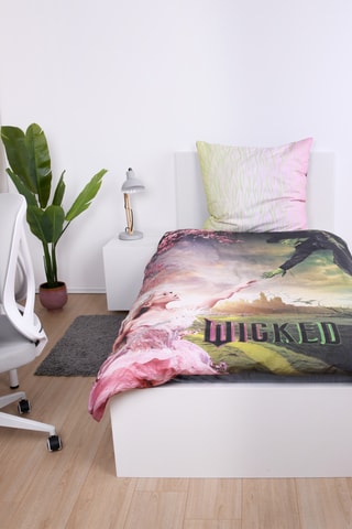 $Parure de lit réversible Wicked - Rose