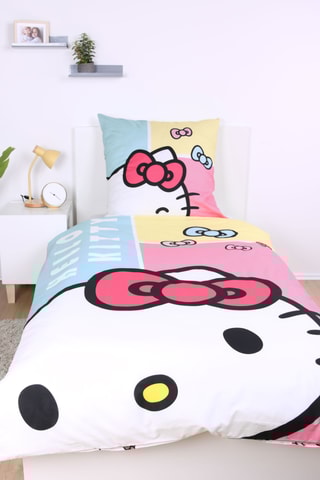 $Parure de lit réversible Hello Kitty Sanrio - Rose