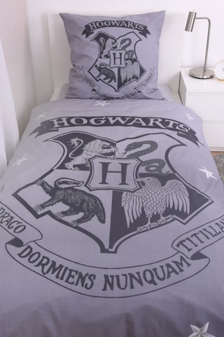 $Parure de lit réversible Harry Potter - Gris