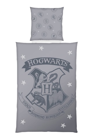 $Parure de lit réversible Harry Potter - Gris