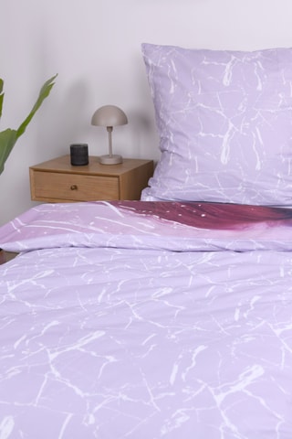 $Parure de lit réversible Taylor Swift - Mauve