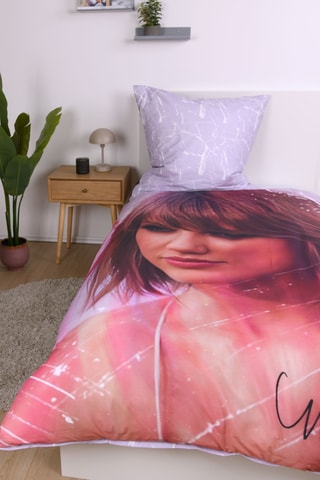 $Parure de lit réversible Taylor Swift - Mauve