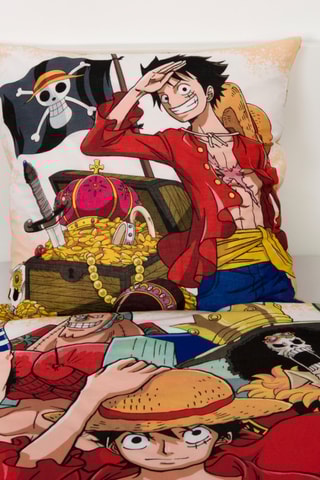 $Parure de lit réversible One Piece - Bleu