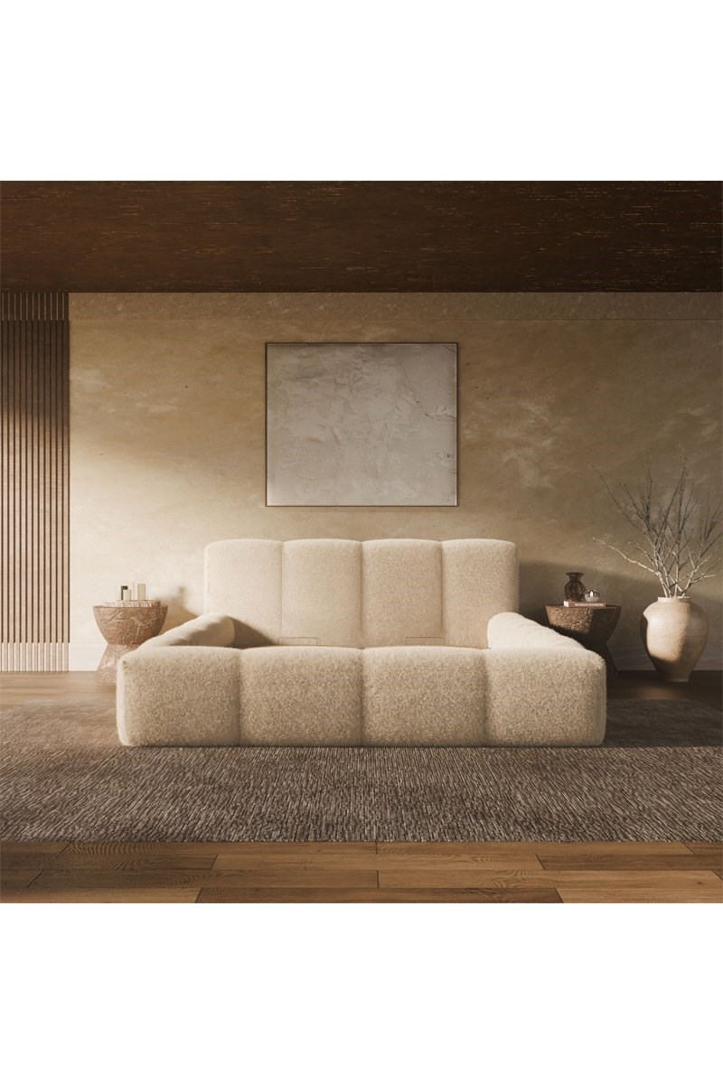 $Ensemble lit avec sommier en pin Equinox et matelas hybride L'Expérience - Ferme