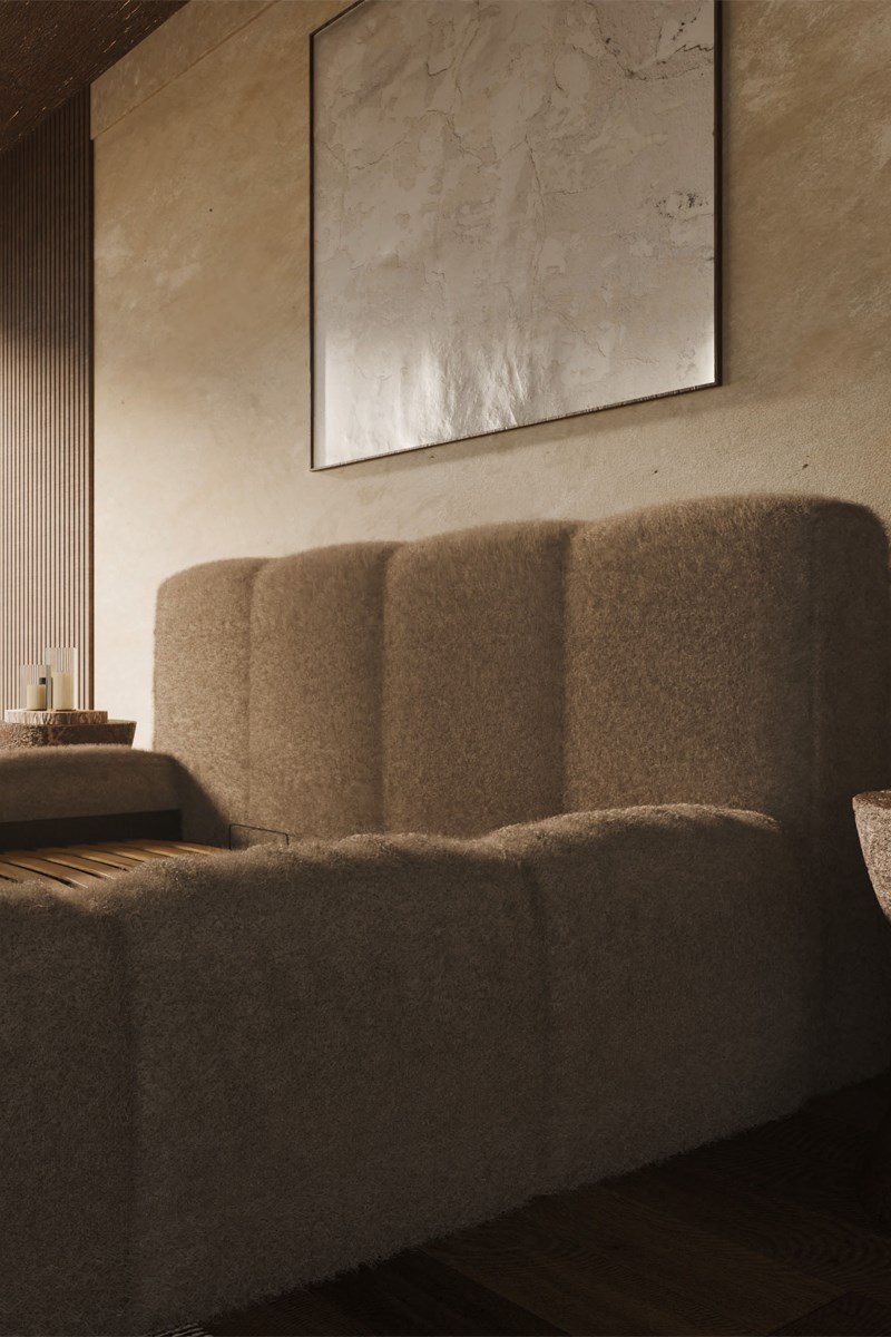 $Ensemble lit avec sommier en pin Equinox et matelas hybride L'Expérience - Ferme