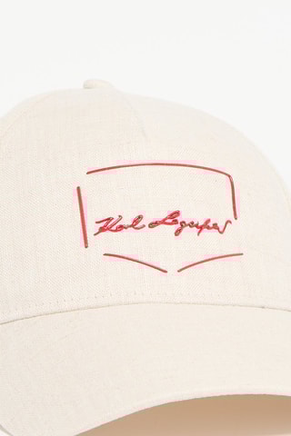 $Casquette en lin - Beige