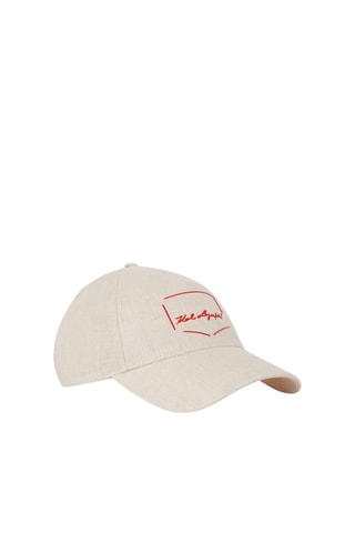 $Casquette en lin - Beige