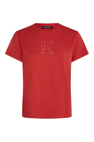 $T-shirt en coton biologique - Bordeaux