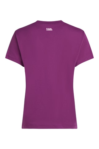 $T-shirt en coton biologique - Violet