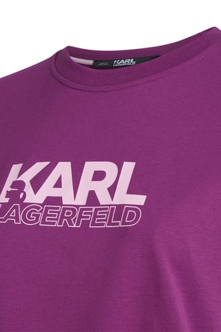 $T-shirt en coton biologique - Violet