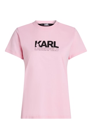 $T-shirt en coton biologique - Rose