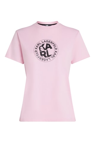 $T-shirt en coton biologique - Rose