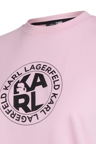 $T-shirt en coton biologique - Rose