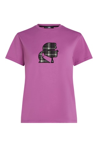 $T-shirt en coton biologique - Violet