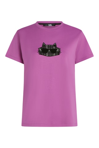 $T-shirt en coton biologique - Violet