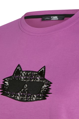 $T-shirt en coton biologique - Violet