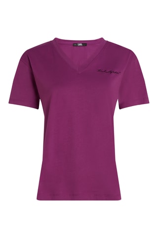 $T-shirt en coton biologique - Violet