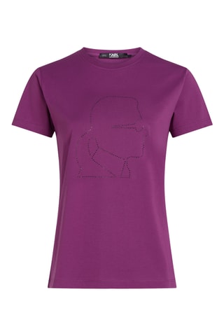 $T-shirt en coton biologique - Violet