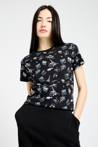$T-shirt regular - Noir