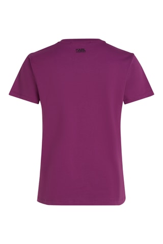 $T-shirt en coton biologique - Violet