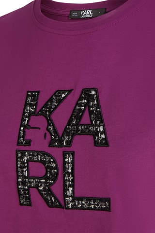 $T-shirt en coton biologique - Violet