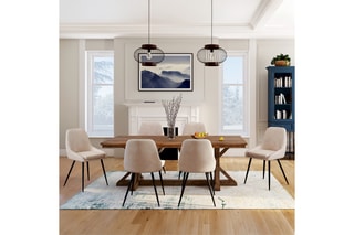 $6 chaises Olivia - 47,5 x 79 x 54 cm