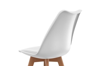 $6 chaises Nordia Blanc, gris, bleu