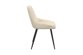 $6 chaises Ornella - Beige et noir