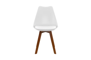 $6 chaises Brava - Naturel et blanc