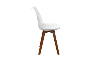 $6 chaises Brava - Naturel et blanc