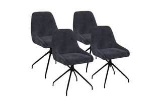 $4 chaises Olivia - Gris