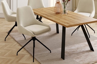 $4 chaises Olivia - Crème