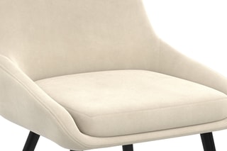 $6 chaises Olivia - Beige et noir