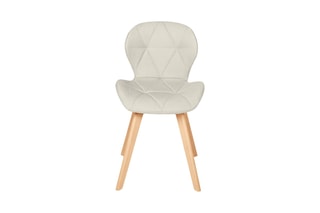 $6 chaises Gatsby - Beige et naturel