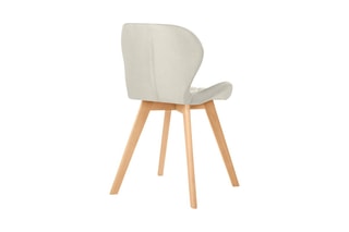 $6 chaises Gatsby - Beige et naturel