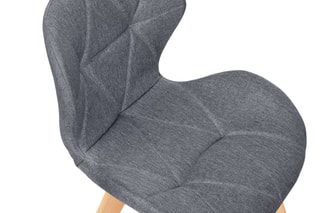$6 chaises Gatsby - Gris et naturel