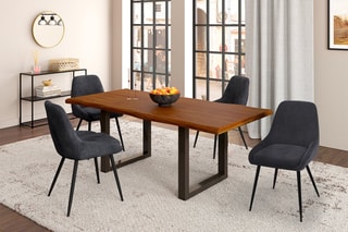 $4 chaises Olivia - Gris