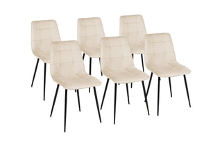 $6 chaises Linda - Crème