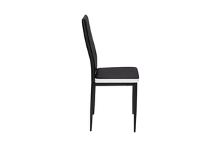 $6 chaises Jodie -  Noir et blanc